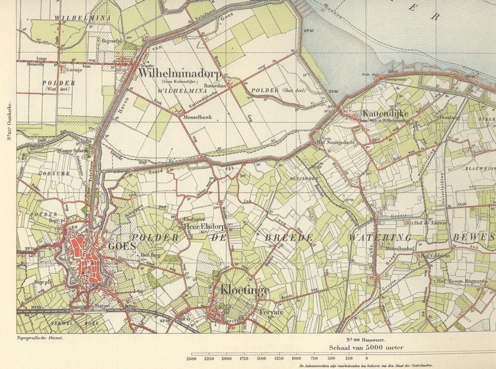 Nog een kaart van Wilhelminadorp en omgeving