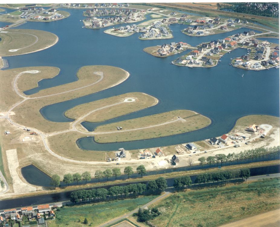 Overzicht vanuit de noord-westhoek
