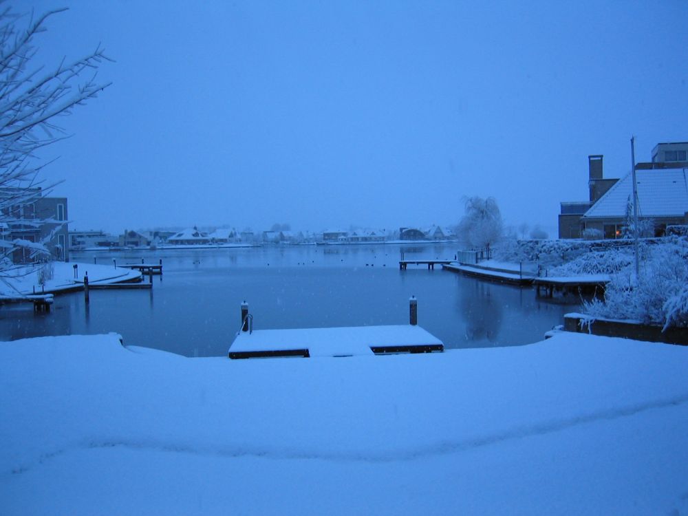 Sfeervolle opnamen in de winter