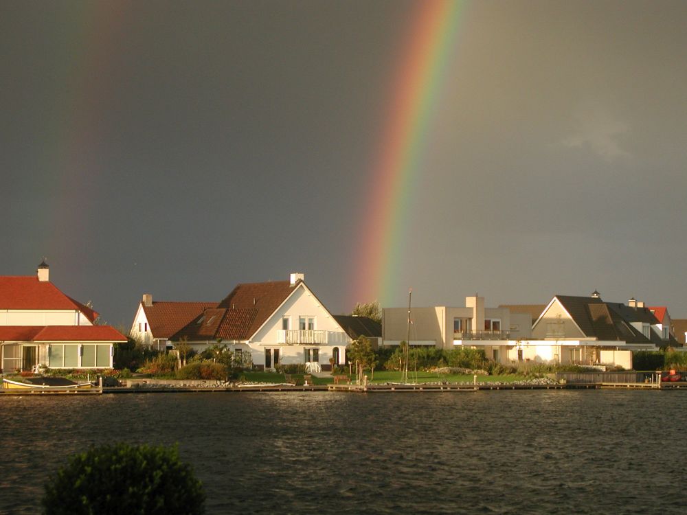 Twee regenbogen